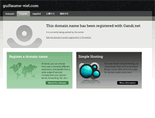 Tablet Screenshot of guillaume-viel.com